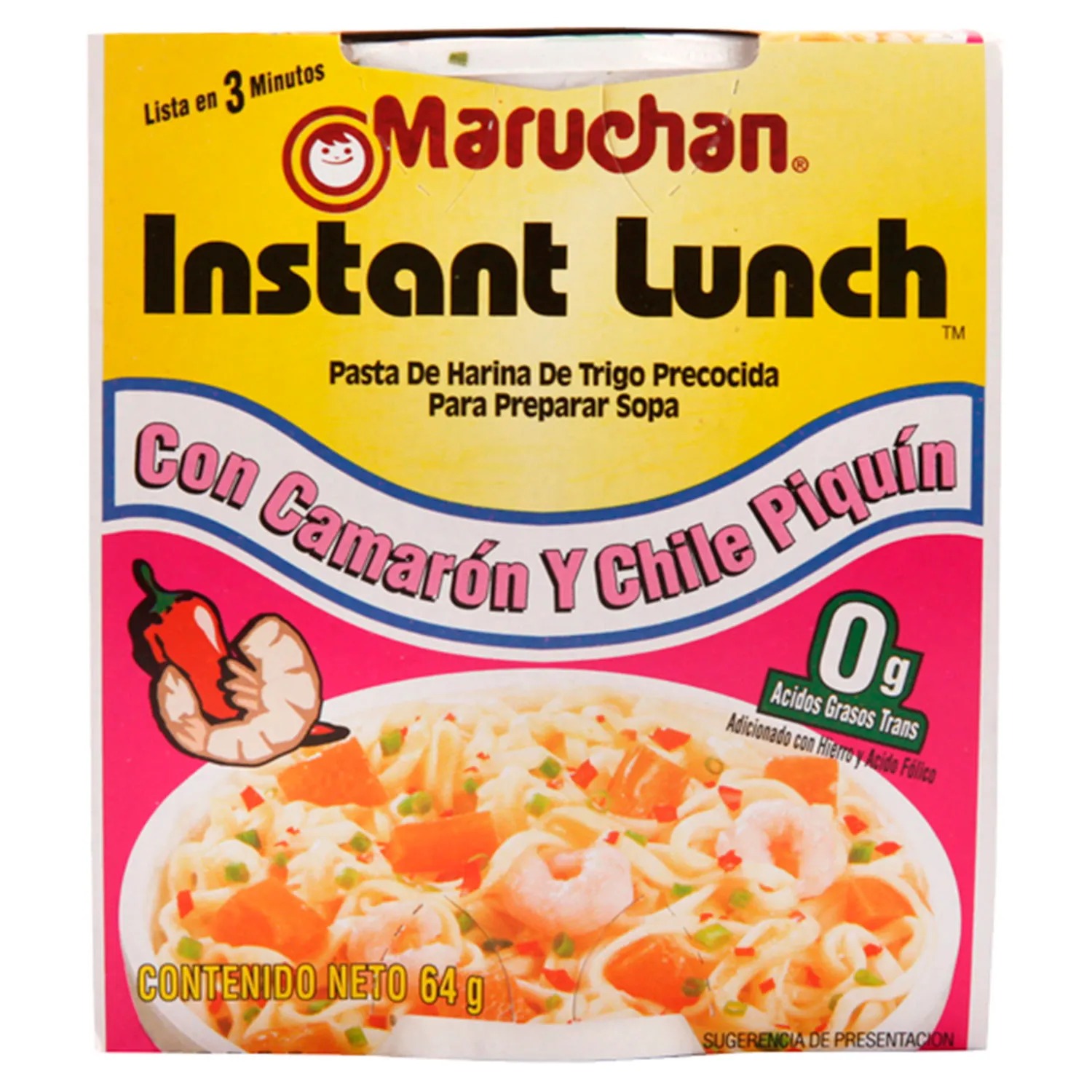 SOPA MARUCHAN CAMARON/CHILE 64GR