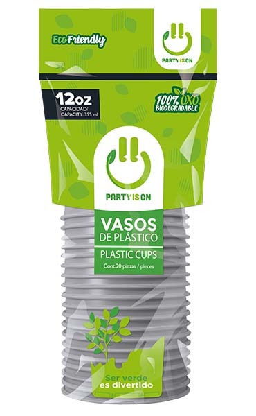 VASO 12 C/20 PZAS PLATA