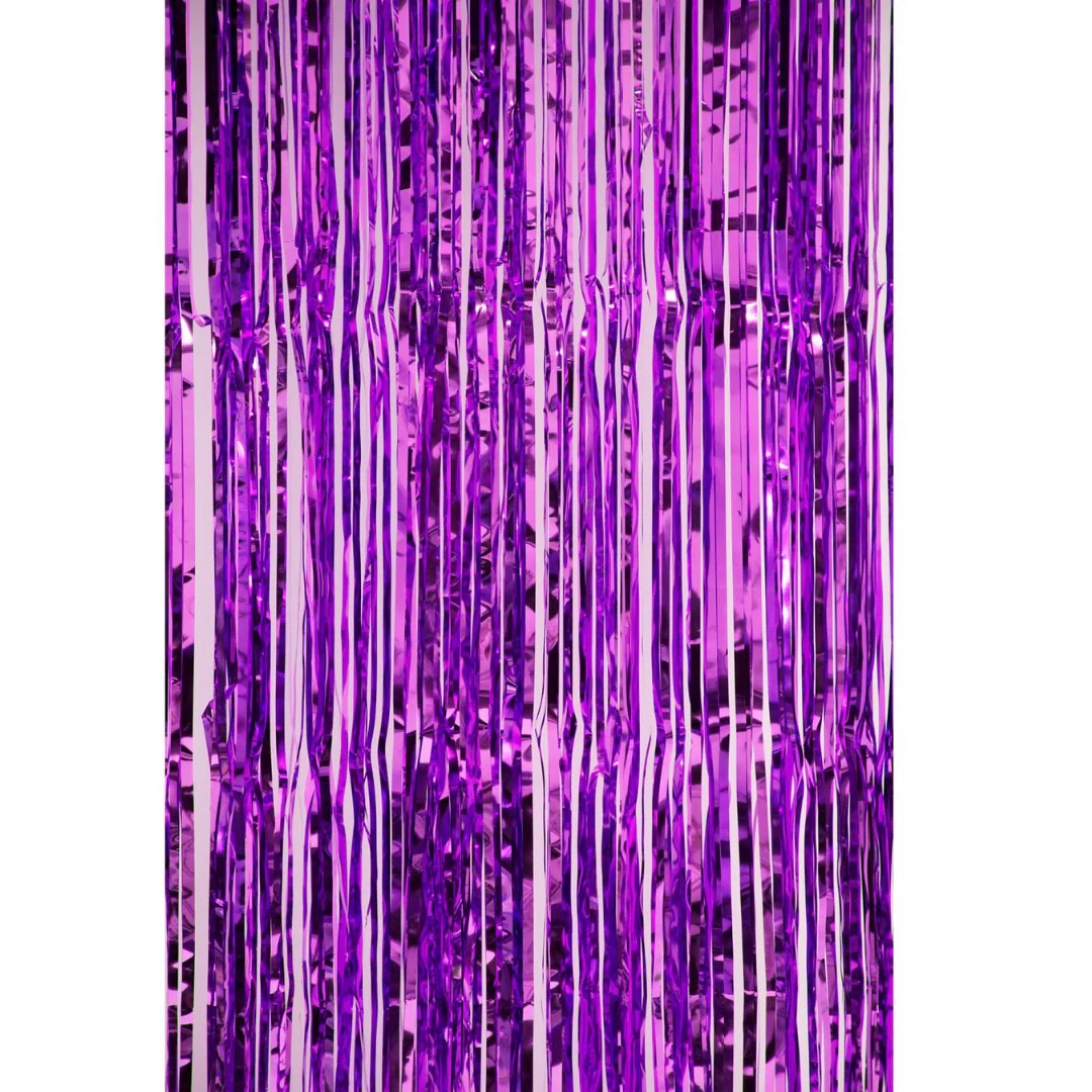 CORTINA METALICA COLOR MORADA