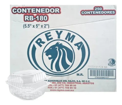 CONTENEDOR PLASTICO RB 180 