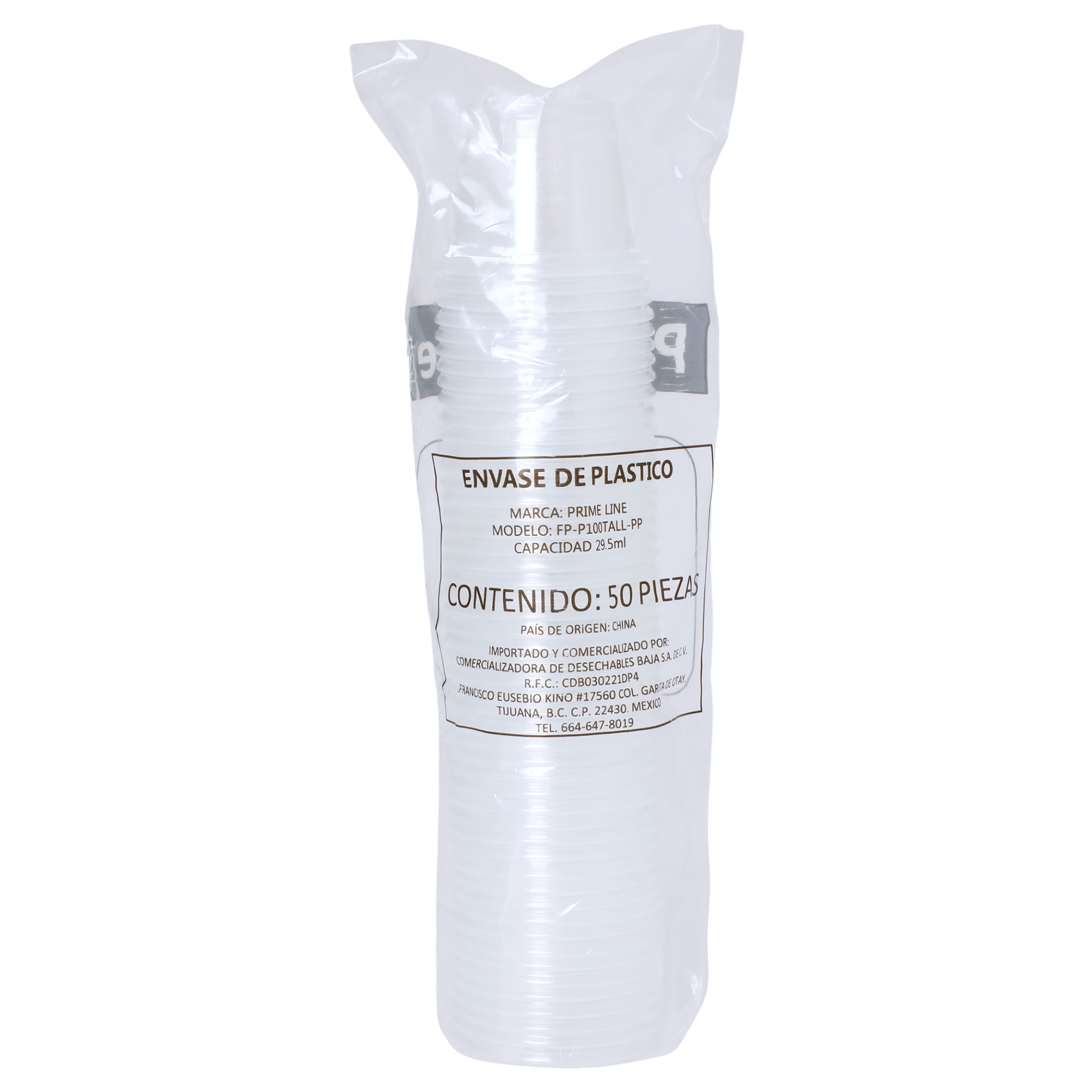 ENVASE PLASTICO  LUBBOCK 1OZ 50 PZ