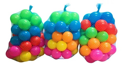 PELOTA DE ALBERCA PLASTICA C/50 PZAS