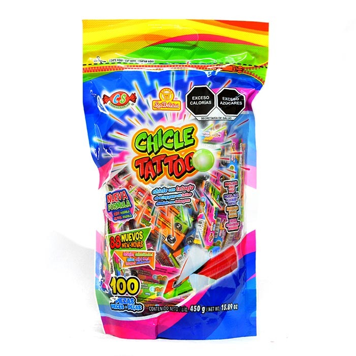 CHICLE TATTOO DELICIAS BOLSA