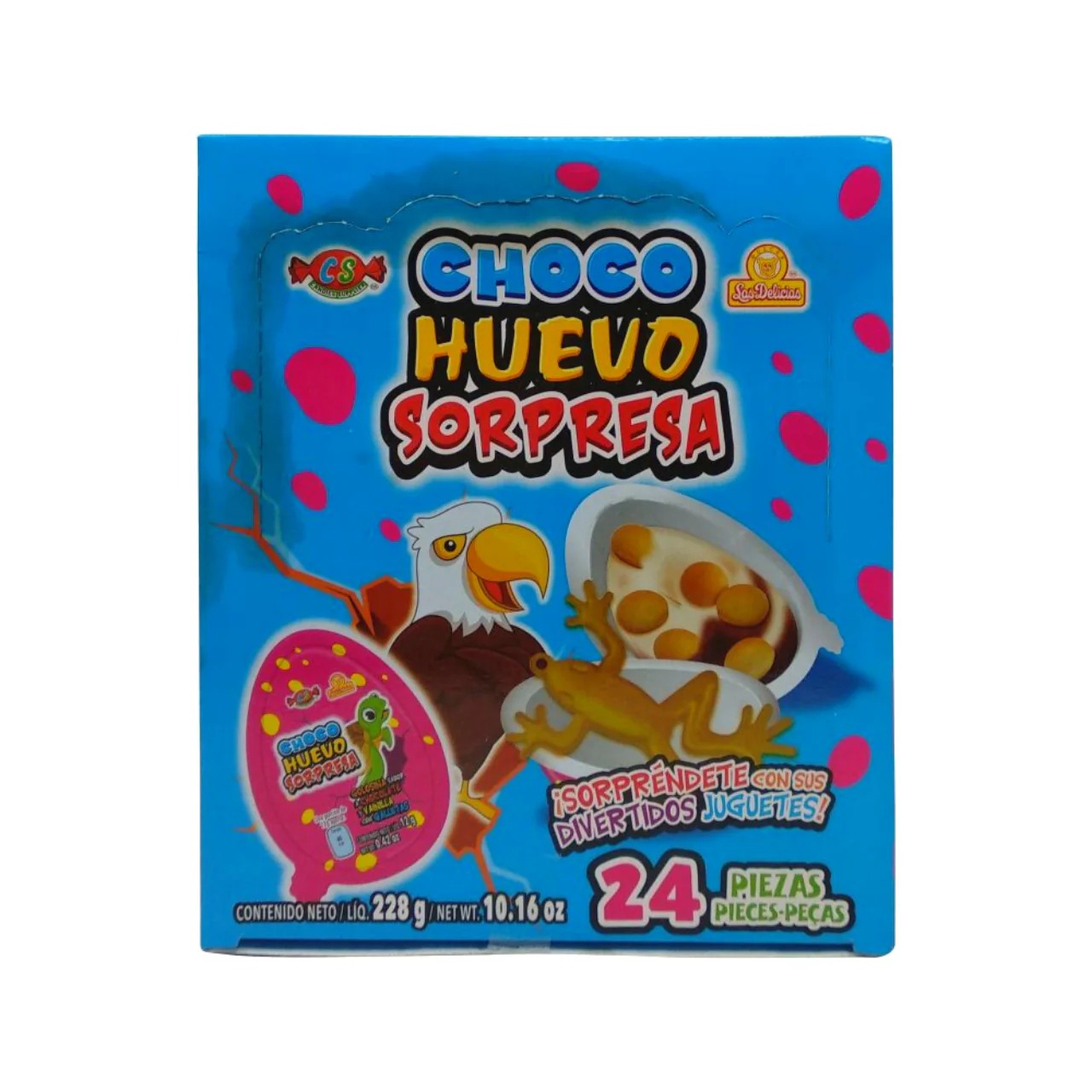 CHOCO HUEVO SORPRESA DELICIAS