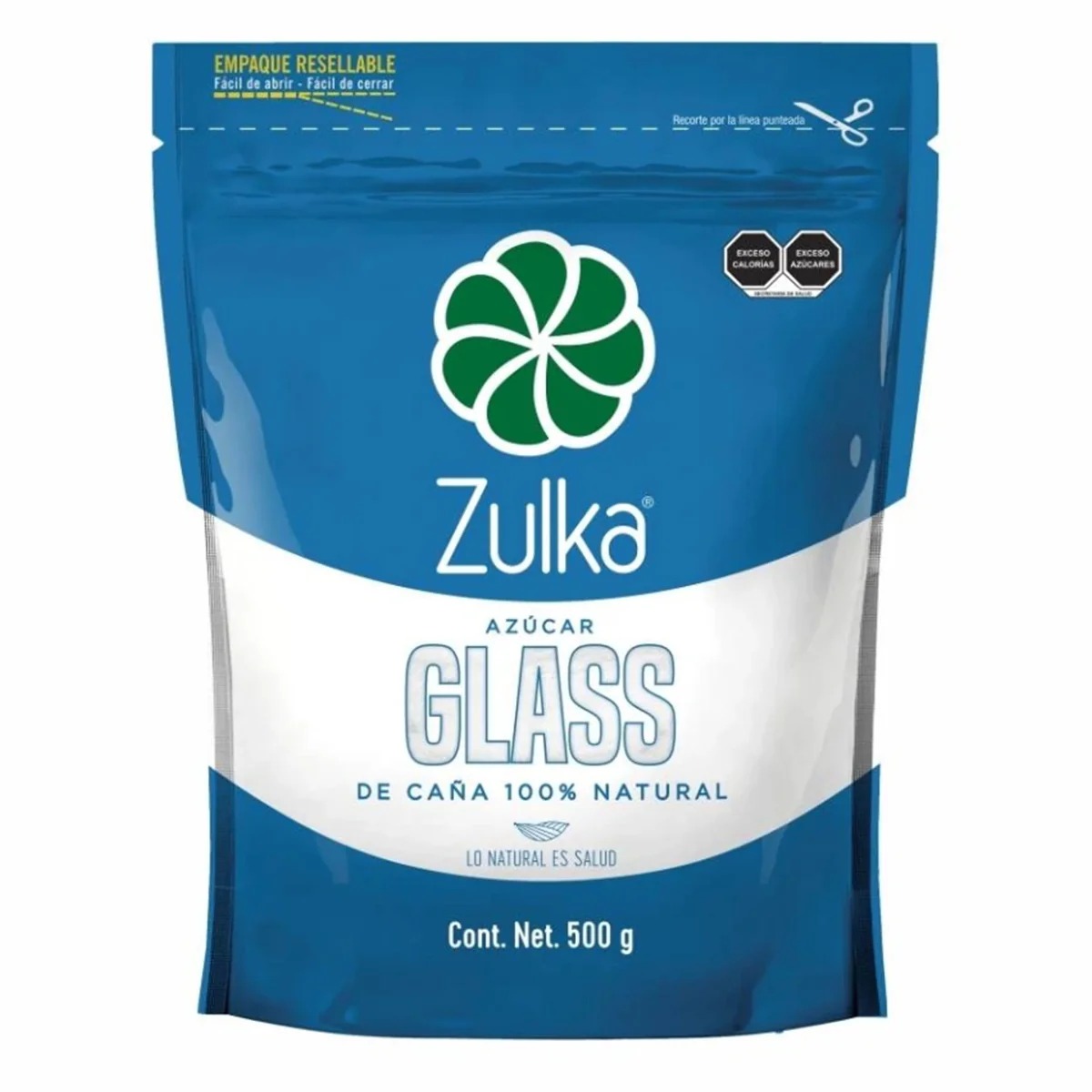 AZUCAR ZULKA GLASS 500GR