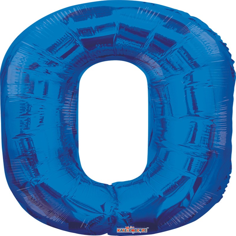 NUMERO 0 DE 34" COLOR AZUL