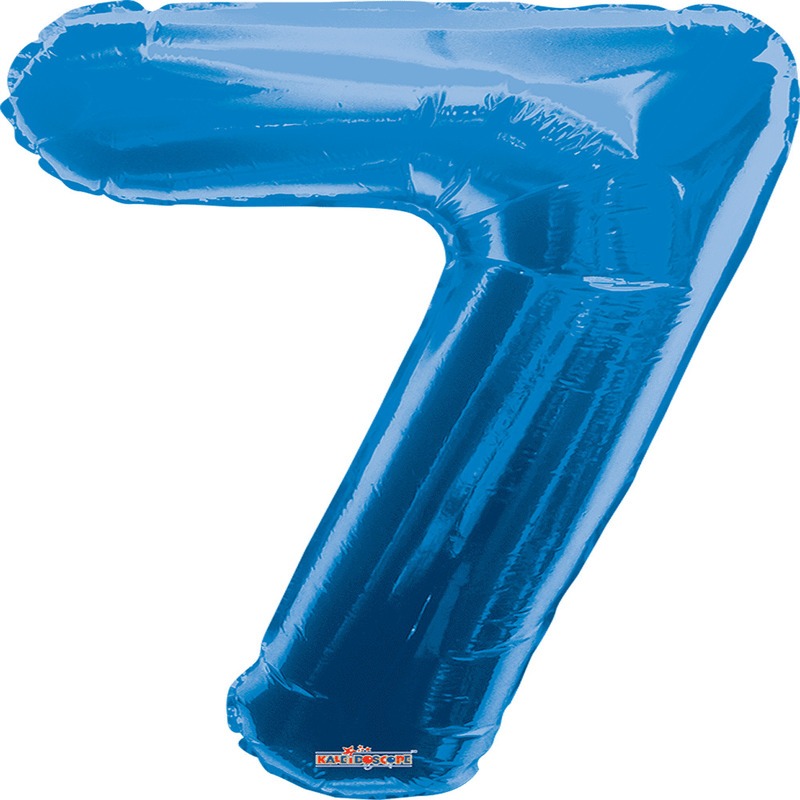 NUMERO 7 DE 34" COLOR AZUL