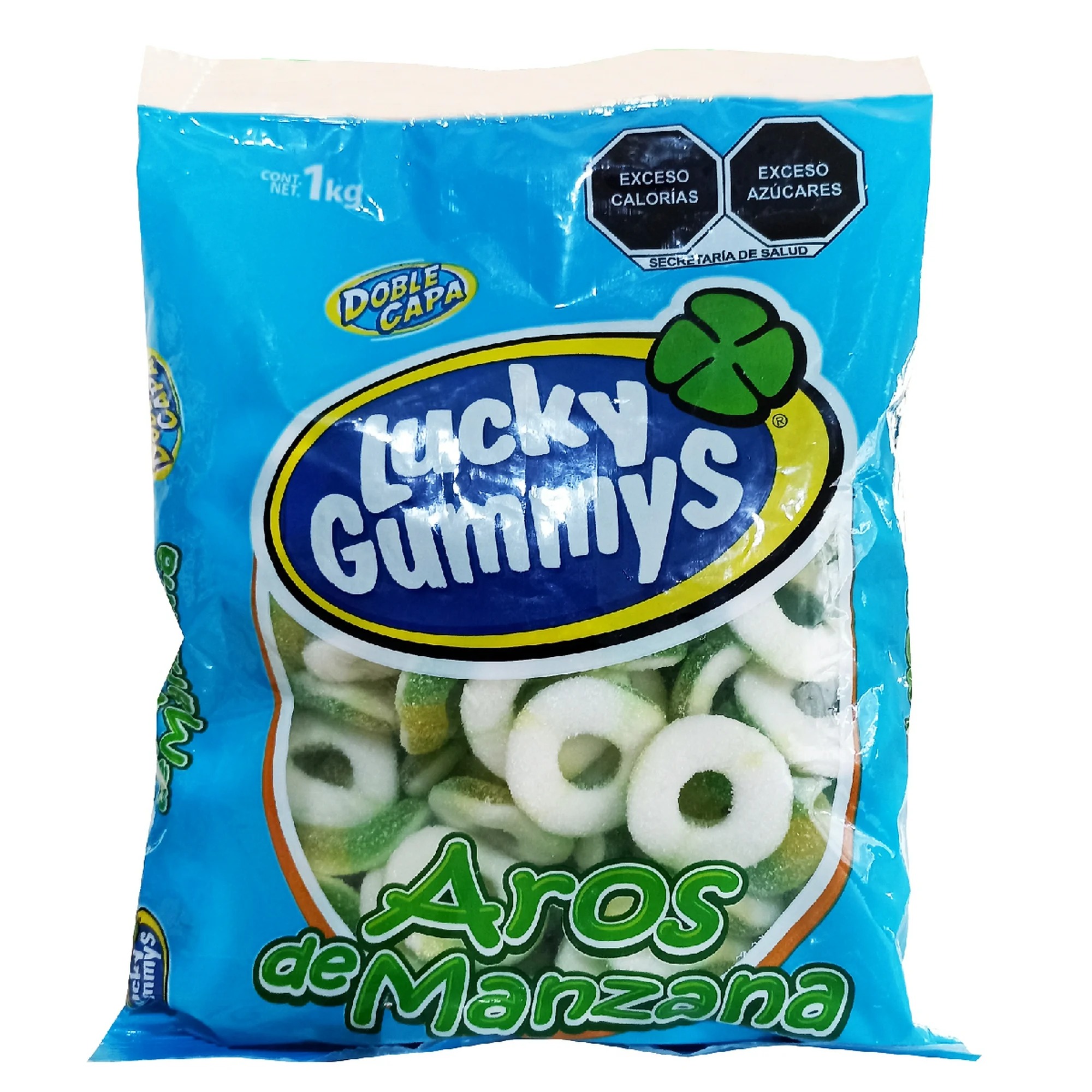 LUCKY GUMMYS AROS DE MANZANA