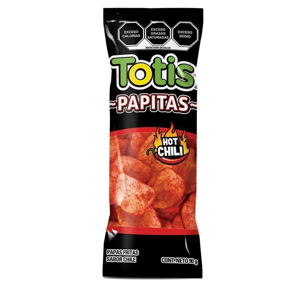 TOTIS PAPITAS HOT CHILI 90 GRS