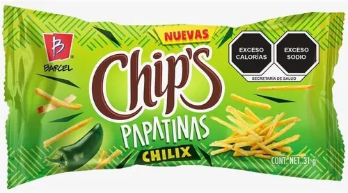 CHIPS PAPATINAS CHILIX  DE 31GR
