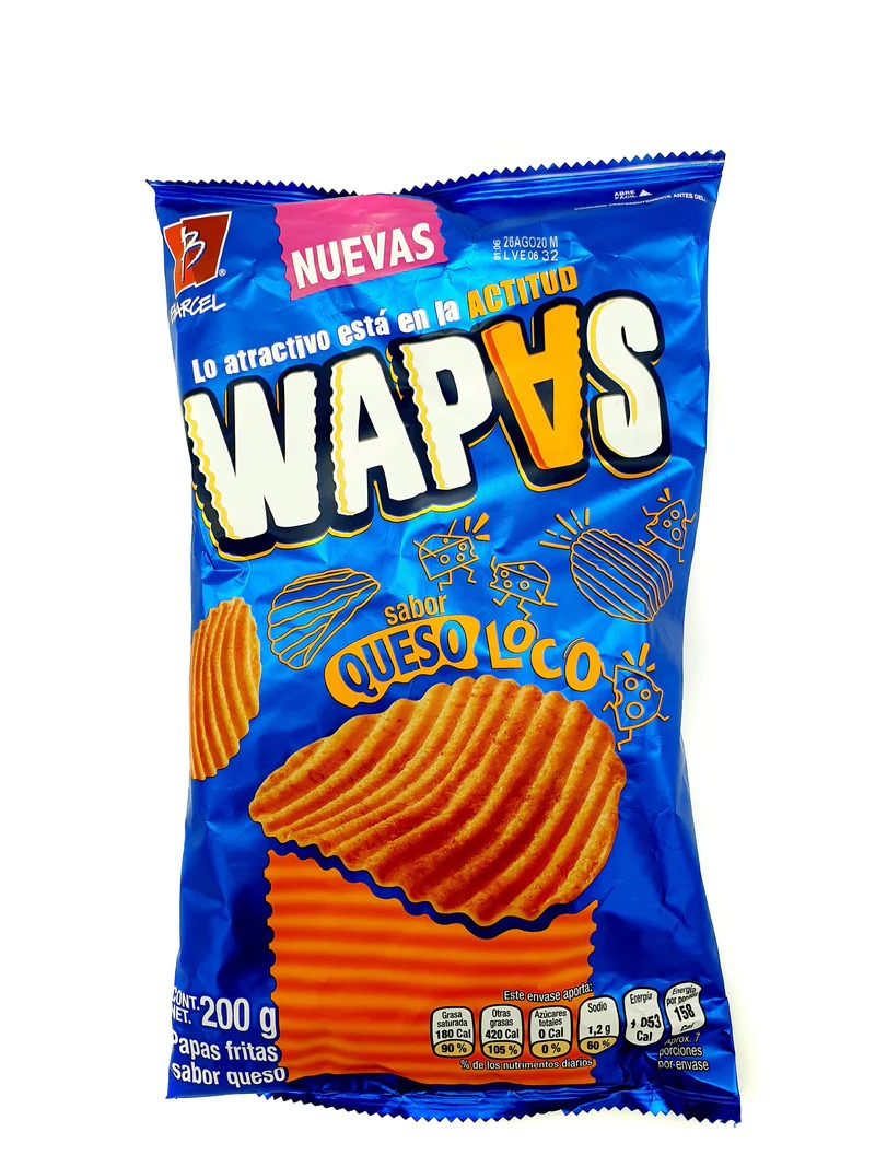 WAPAS NUEVO QUESO DE 52GR