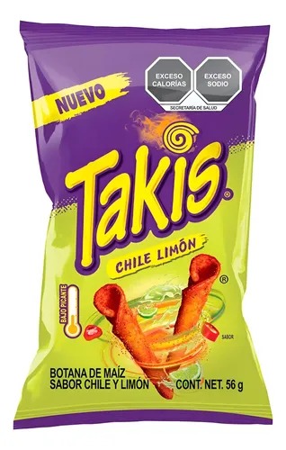 TAKIS CHILE LIMÓN DE 70GR