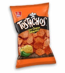 TOSTACHOS QUESO JALAPEÑO DE 75GR