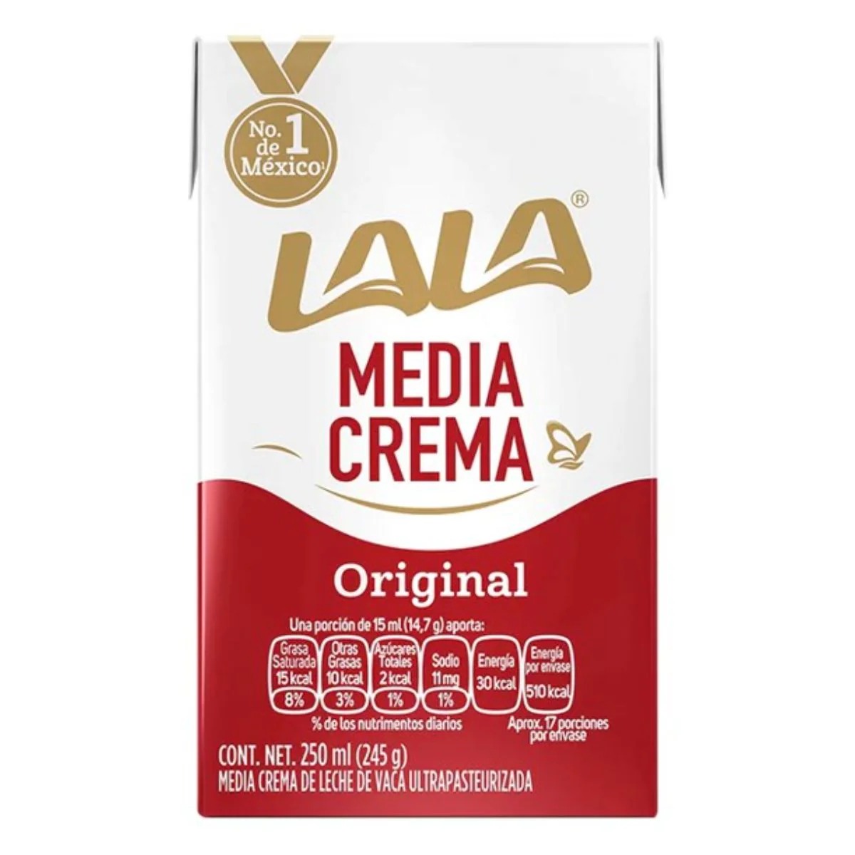 LALA MEDIA CREMA TETRA 250ML