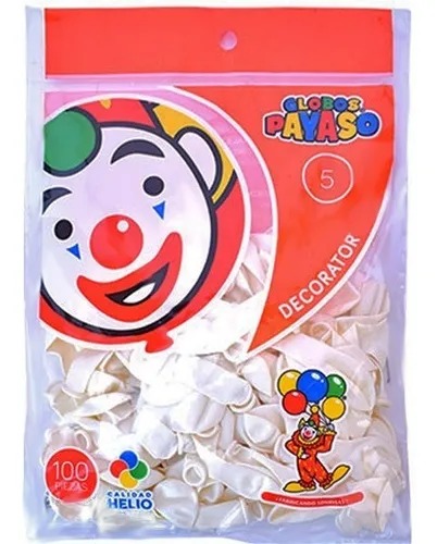 GLOBO PAYASO 5 C/100
