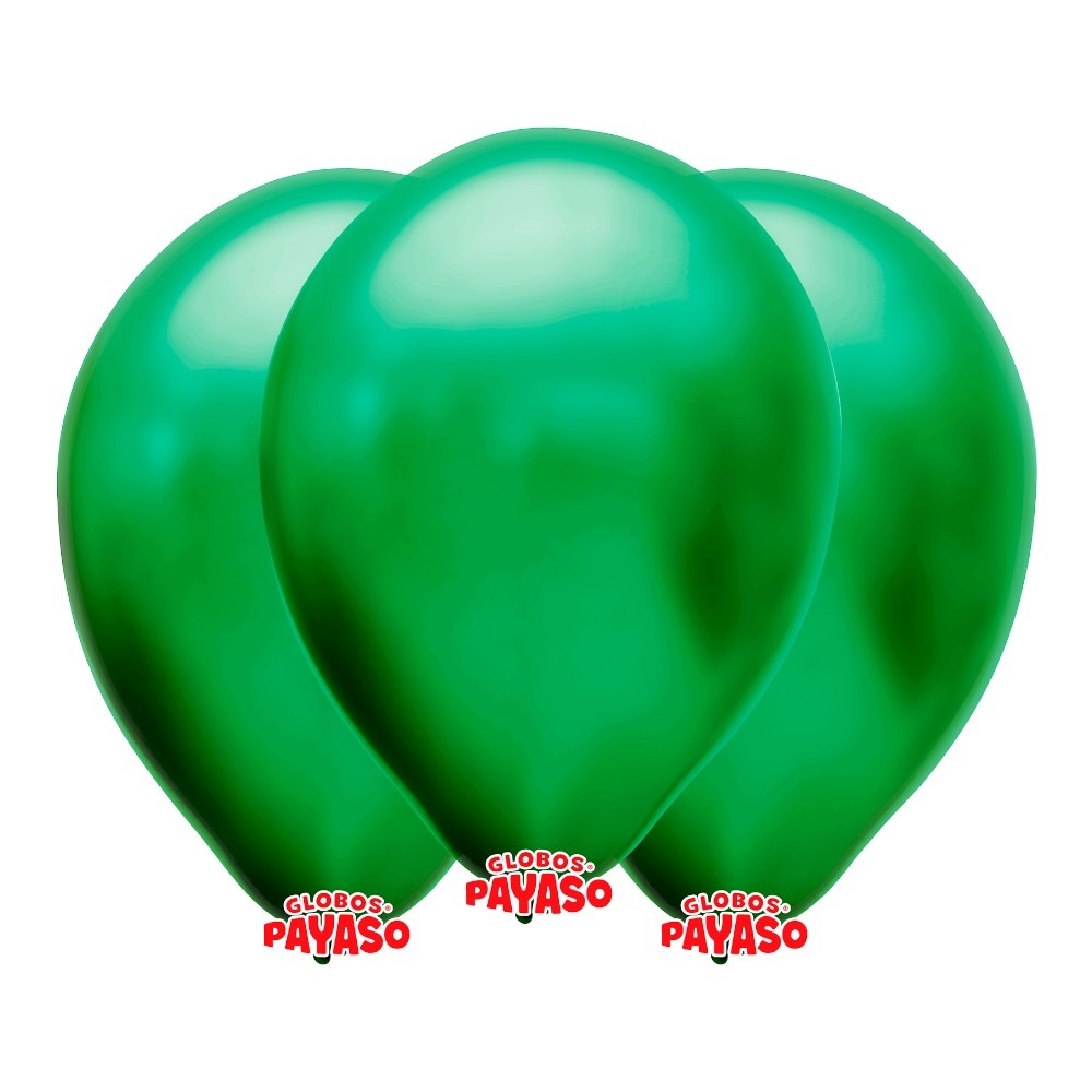 GLOBO 12 DEC C/50 VERDE ESMERALDA