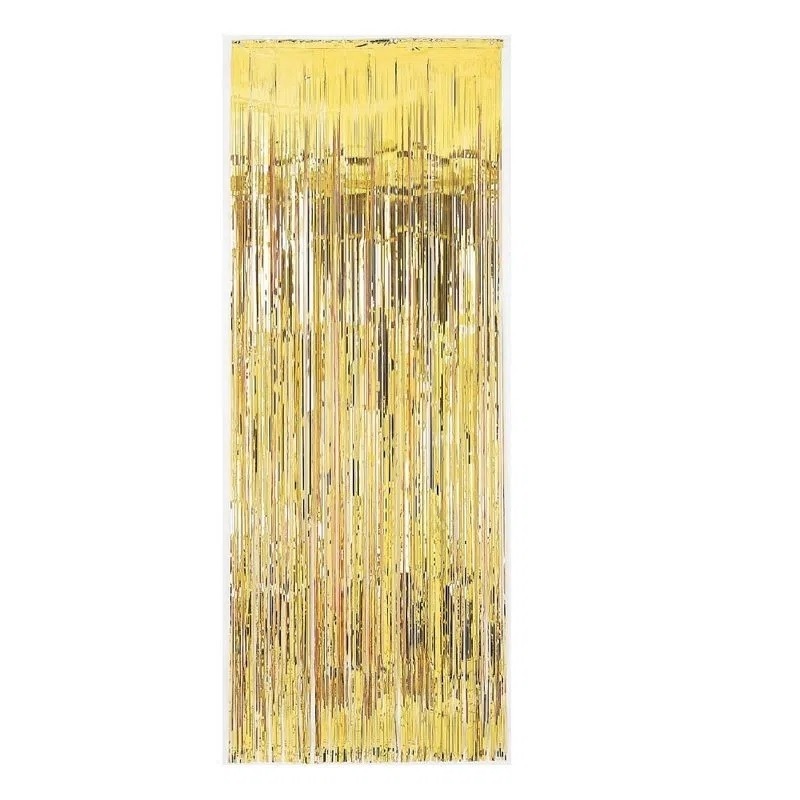 CORTINA METALICA COLOR ORO
