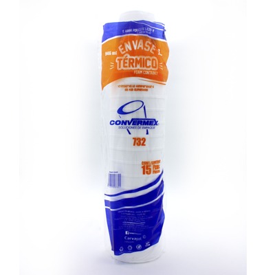 ENVASE TERMICO 732 CONVERMEX 15 PZAS