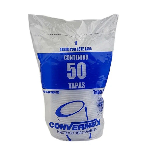 TAPA PLASTICA 410 POP CONVERMEX 50 PZAS