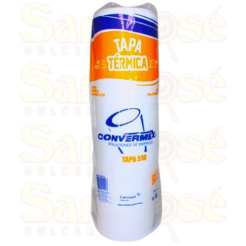 TAPA TERMICA 516 PIQT CONVERMEX 50 PZAS