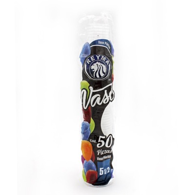 VASO PLASTICO 5.5 REYMA 50 PZAS