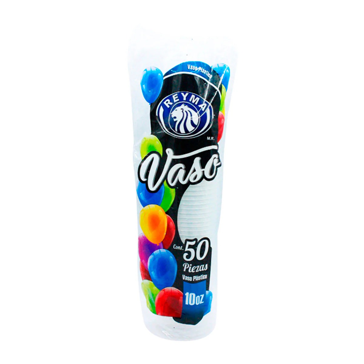 VASO PLASTICO 10 REYMA 50 PZAS