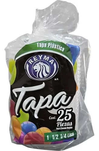 TAPA PLASTICA P/ENV PLASTI REYMA  25 PZAS