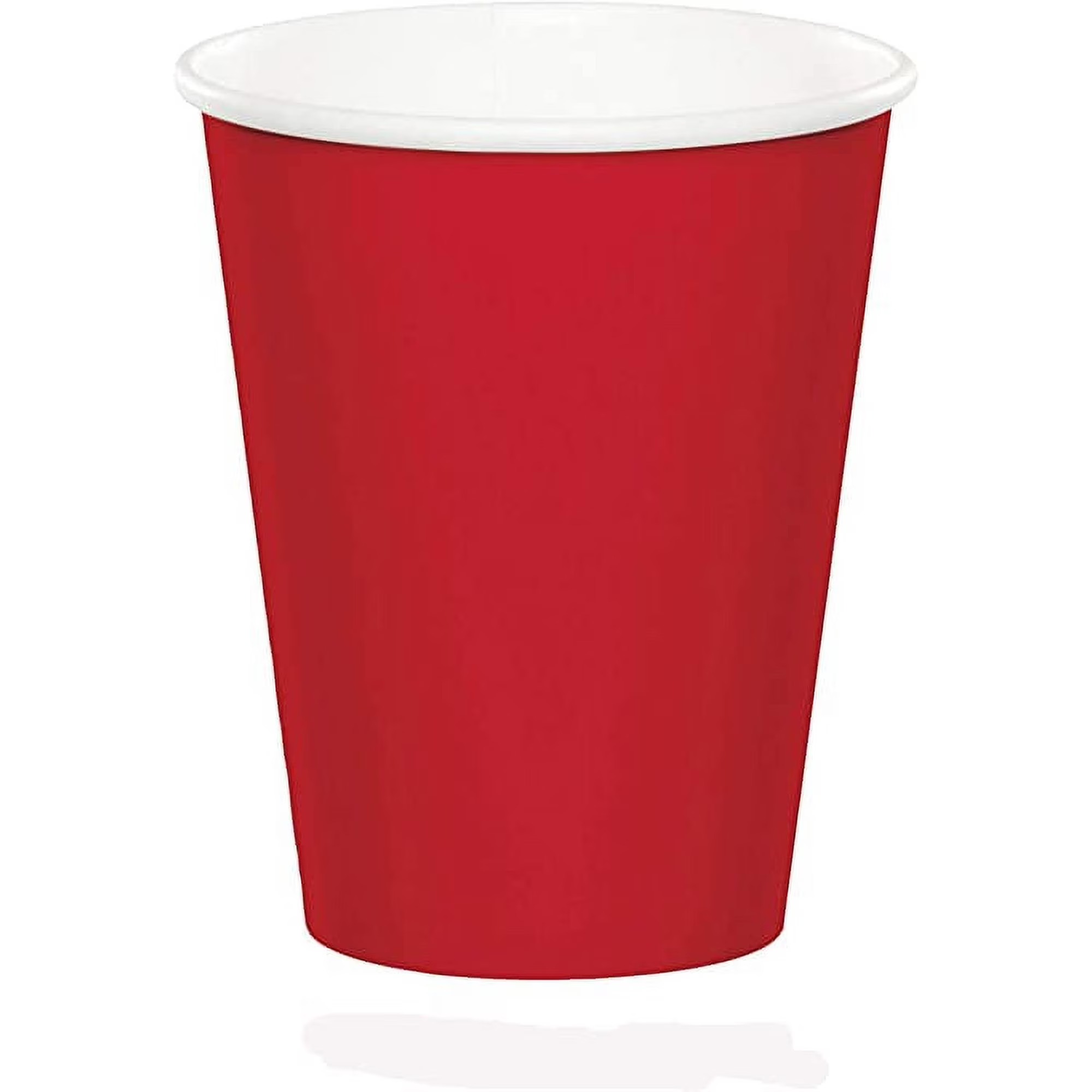 VASO NO.8 ROJO PAYAFIESTAS C/25 PZAS