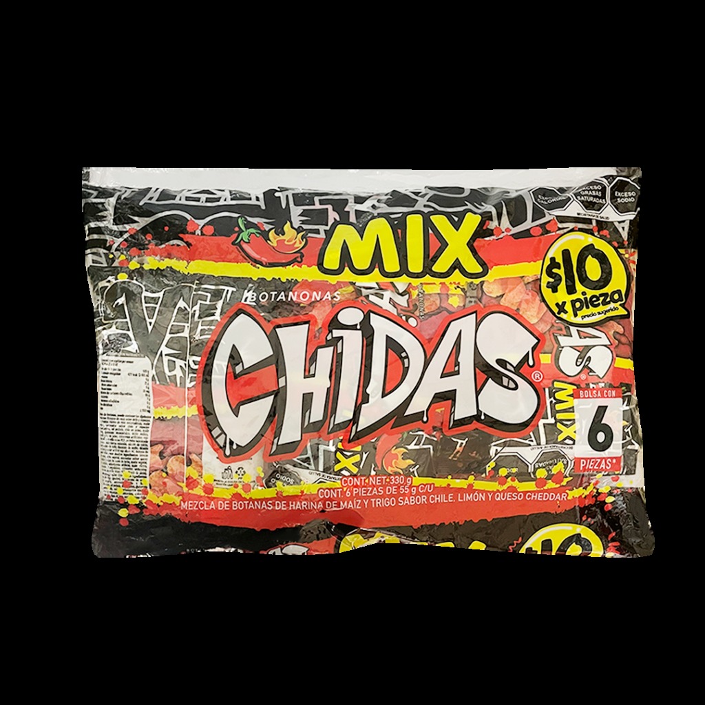 BOTANONAS CHIDAS LOCOMIX HOT CHILI Y ADOBO TUBI 73 GRS