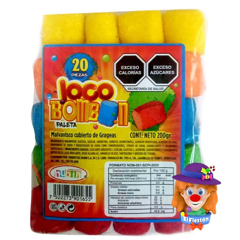 BOMBON LOCO GRAGEA HUBIN