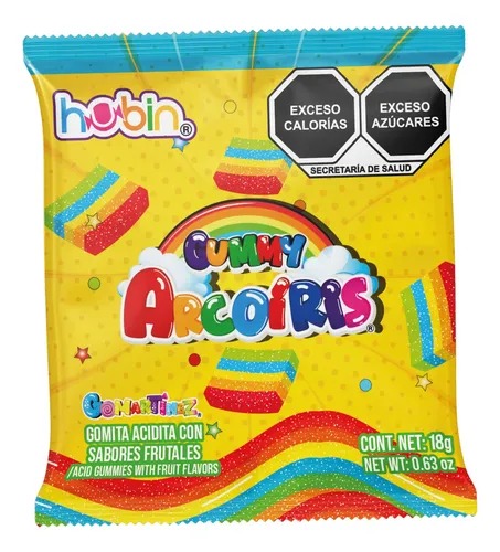 MEGA GUMMY ARCOIRIS 7 GR 850G