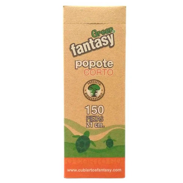POPOTE CORTO 21CM  GREEN FANTASY