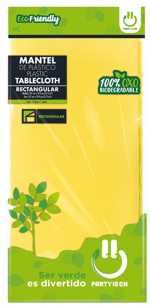 MANTEL RECTANGULAR AMARILLO PARTY IS ON
