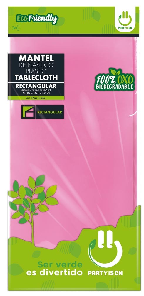 MANTEL RECTANGULAR ROSA PARTY IS ON