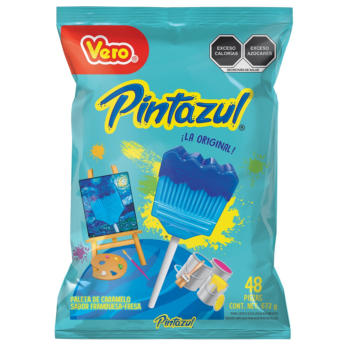 P BROCHITA PINTA AZUL VERO